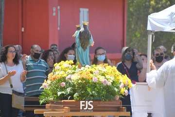 Misa y procesión en Telde en honor de María Auxiliadora/Francisco Javier Santana.